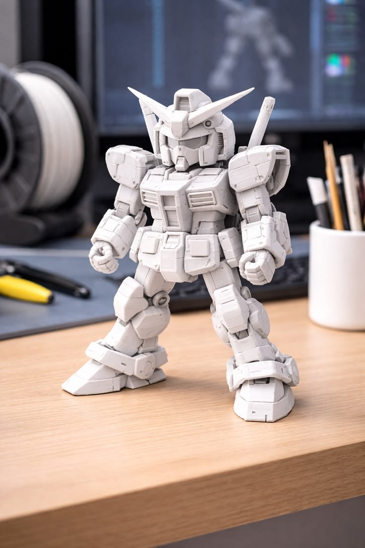 Figura coleccionable tipo mecha (ejemplo conceptual)